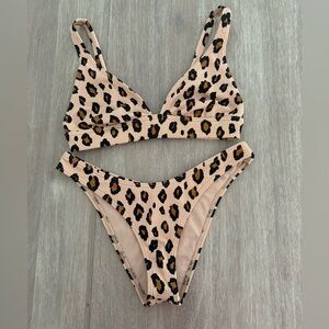 Billabong Cheetah Print Swim Medium